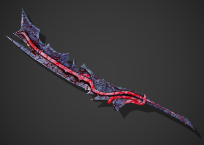 次世代 pbr 冷兵器 宽刀 饮血刀 武器 战刀 神器 神兵利器 屠龙宝刀