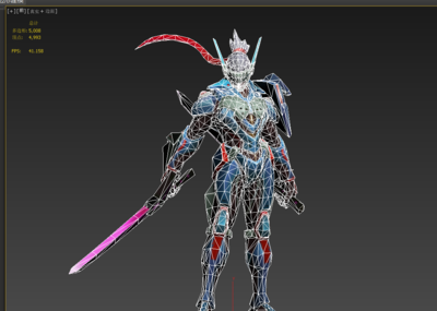 次世代  科幻刀锋战士 【有动画】机械战士  刀锋杀手