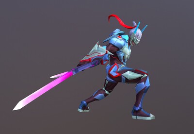 次世代  科幻刀锋战士 【有动画】机械战士  刀锋杀手