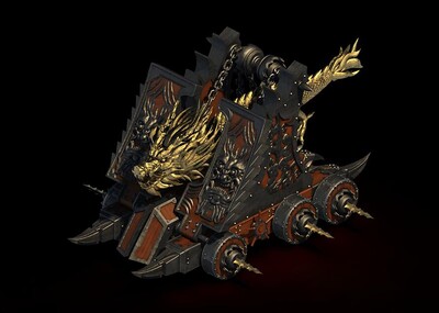 弩车战车攻城车连弩车