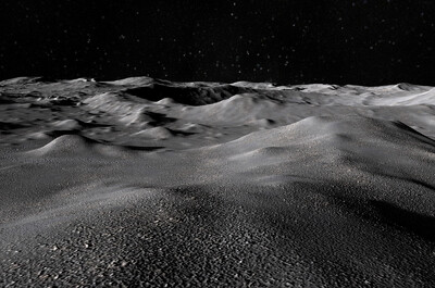 月球 月球地形 月球表面 带法线贴图 带星空天空盒纹理