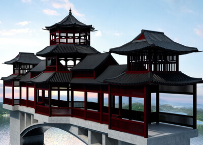 古代廊桥建筑