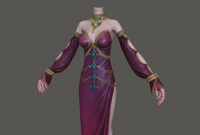 精灵女服饰iii 衣服套装 写实 女精灵 衣服-女人-人物-marian-cg模型