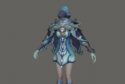 女性炼金术服饰 精灵服饰 写实 女性 衣服-女人-人物-marian-cg模型网