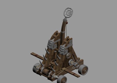 弩车战车攻城车投石车