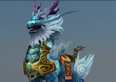 手绘麒麟神兽坐骑貔貅饕餮