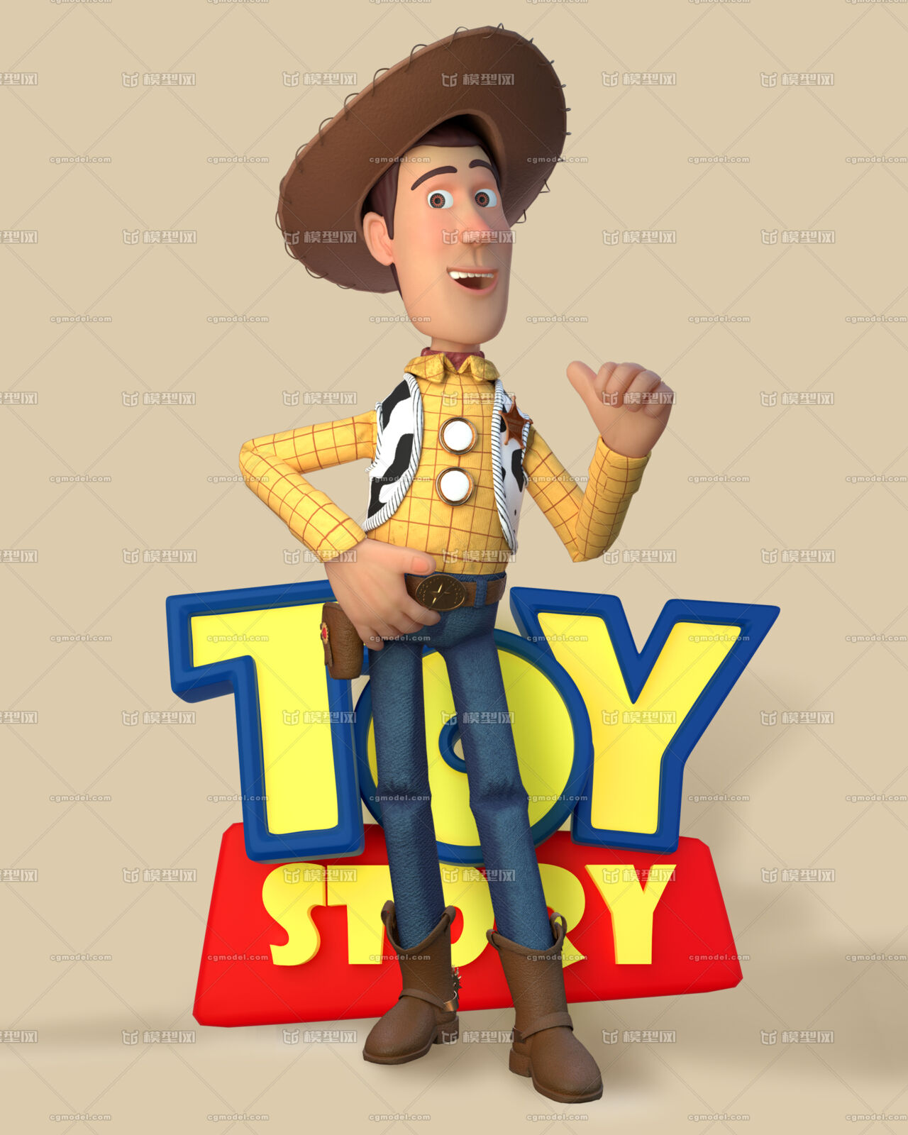 胡迪 woody模型-男人模型库-FBX(.fbx)模型下载-cg模型网