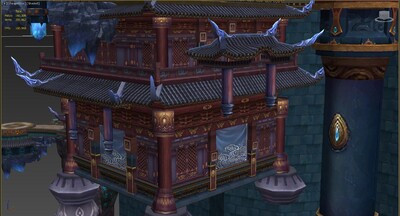 游戏场景 主城模型-古代场景模型库-3ds Max(.max)模型下载-cg模型网