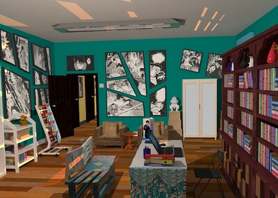 爱情公寓室内漫游动画_pengdeqian作品_建筑私人住宅_cg模型网