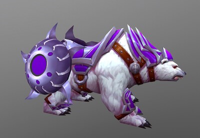 手绘 北熊坐骑 【有动画】 mount 动物坐骑