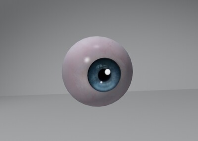 写实 卡通 眼睛 眼球 绿眼睛 蓝眼睛 红眼睛 四种颜色 max fbx