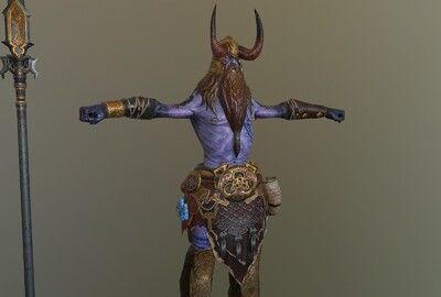 次世代 pbr 冥府守卫  简模 地狱使者 guard 冥府战士