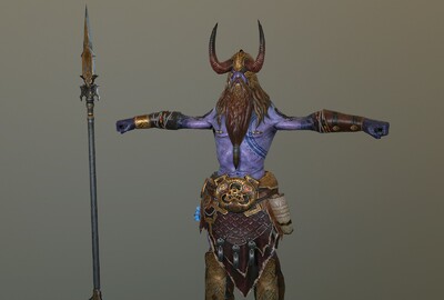 次世代 pbr 冥府守卫  简模 地狱使者 guard 冥府战士