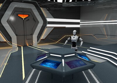 科幻场景未来实验室