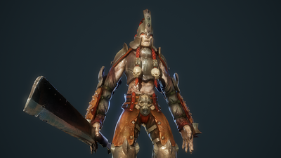 次时代 怪物 尸体 僵尸 将军 灯光 渲染 boss 超清贴图