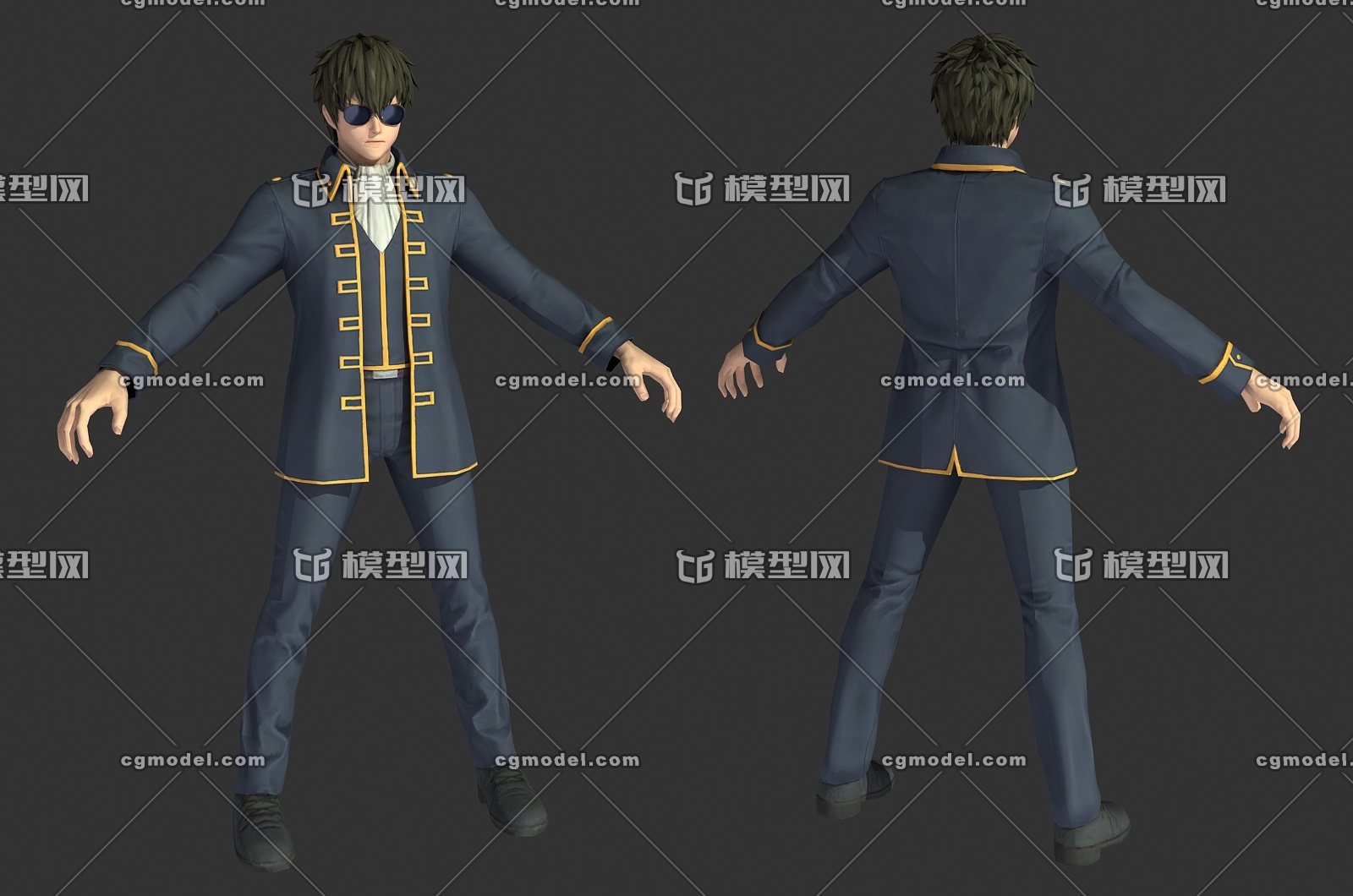 卡通 帅哥 贵族 绅士 二次元 动漫 男神 男生 礼服 男士 小哥哥 王子