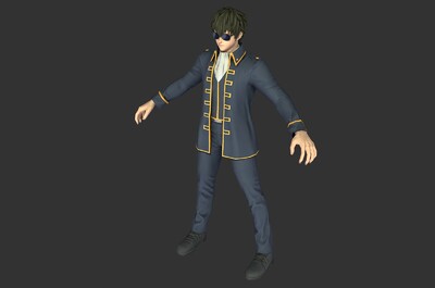 次世代 卡通 帅哥 贵族 绅士 二次元 动漫 男神 男生 礼服 男士 小