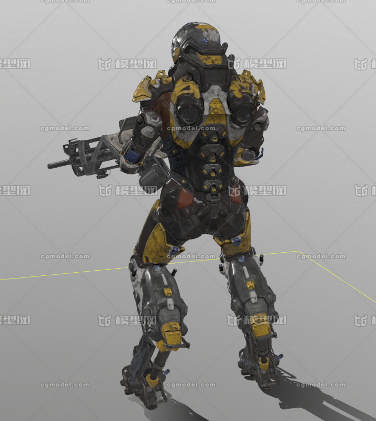 次时代 高质量科幻 pbr次世代生化战士