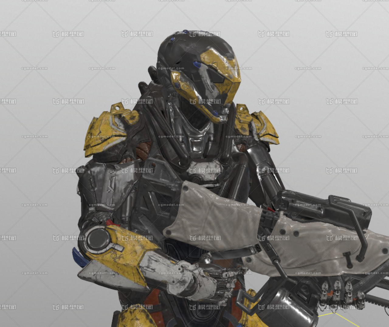 次时代 高质量科幻 pbr次世代生化战士