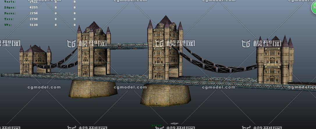 伦敦塔桥结构简图图片