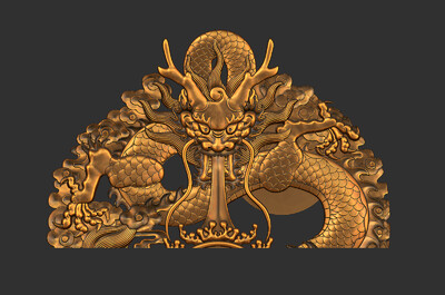 343 中国龙 神兽 瑞兽 龙 云龙 盘龙 盘龙柱 神龙 龙纹 花纹 二龙戏珠