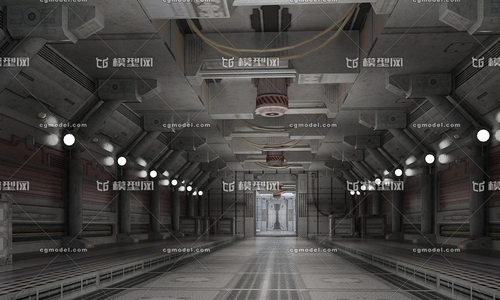 空间站通道 科幻场景模型-科幻场景模型库-3ds Max(.max)模型下载-cg模型网