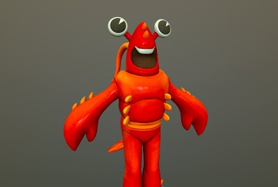 卡通 吉祥物龙虾人 次世代 大龙虾 餐饮龙虾服