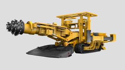 掘进机动画模型