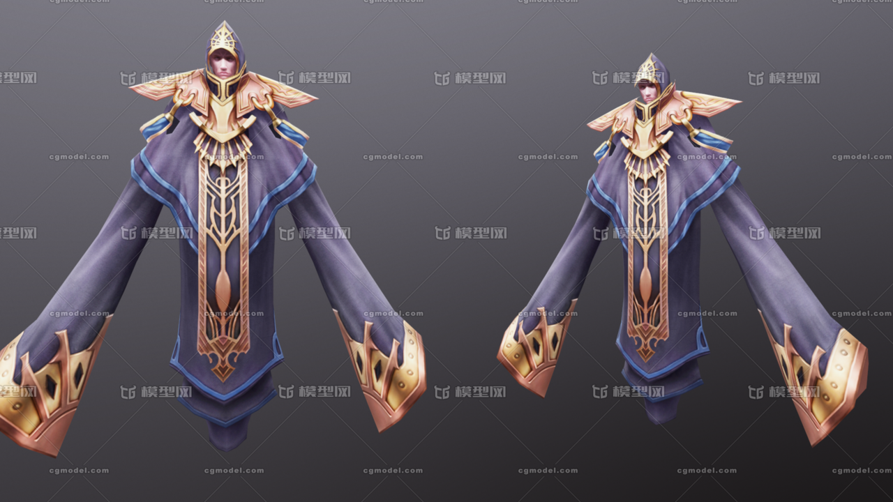 卡通游戏巫师 亡灵法师 恶魔 大巫师 祭_island2008作品_人物女人_cg