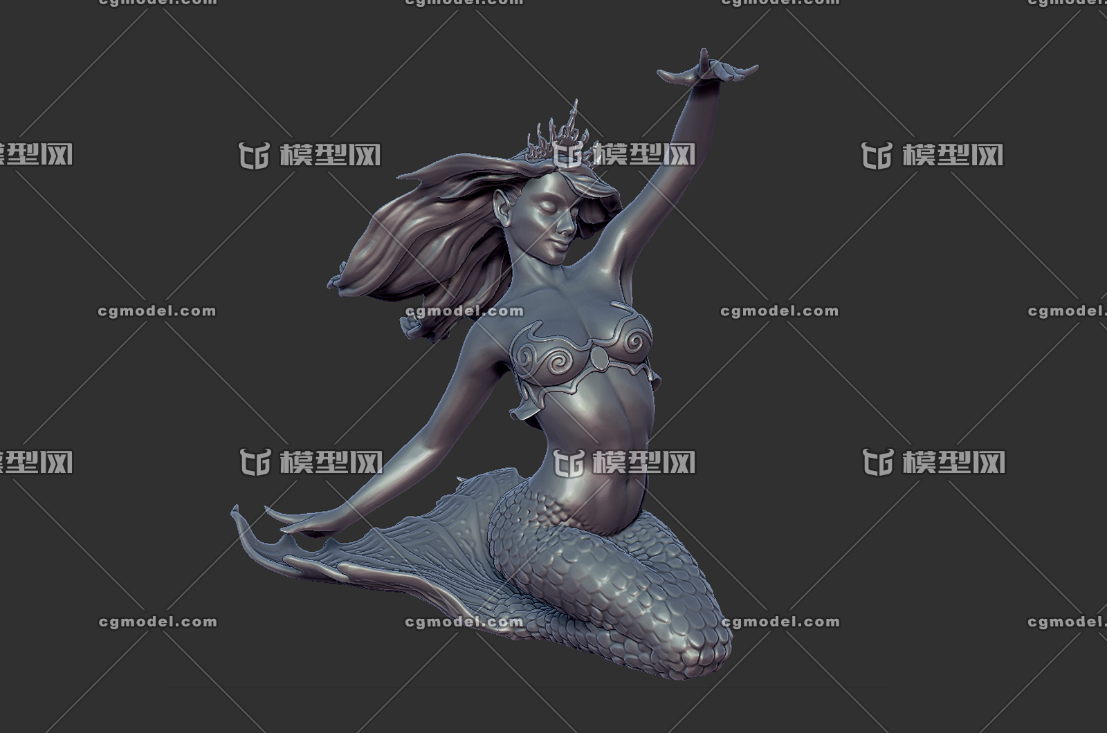 363 欧美 西方 美女 美人鱼 贝壳 少女 性感 裸模 女神 海底 海洋