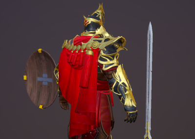 次世代 pbr 欧洲中世纪 皇家卫兵 铠甲战士 十字军 骑士 守卫 守护者