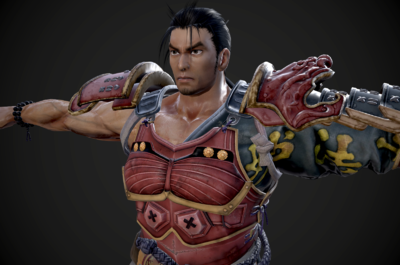 写实 次时代 男战士 武士 壮汉 壮男 肌肉男 御剑平四郎 御剑神威控