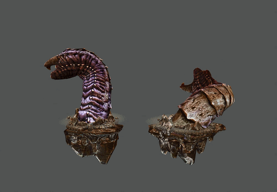 巨型蠕虫【10组动画】食骨蠕虫 写实 沙漠风暴 恐怖boss