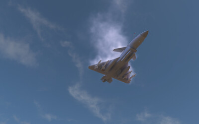 j-10b 落叶飘模拟动画 _em2018作品_飞机/航空器军用飞机_cg模型网