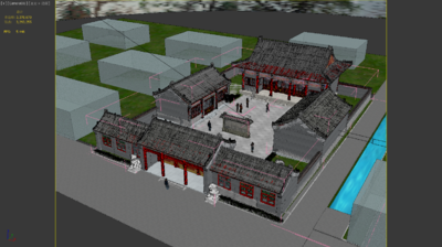 家族祠堂 土地庙 土地祠 宗教建筑-历史建筑-建筑-艾菲尔设计-cg模型