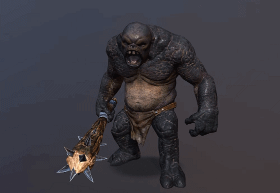 魔戒电影 巨魔【动画版】 强兽人 半兽人 食人妖 troll 巨兽