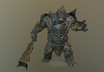 电影 魔戒 盔甲食人魔 次世代 盔甲_wayne911作品_人物异形怪物_cg