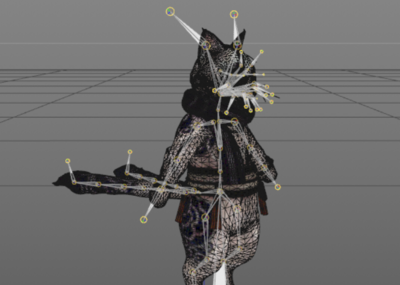 猫又 海盗猫 仁王2 游戏角色 npc pbr 日式 猫妖 武士猫 可爱 人形