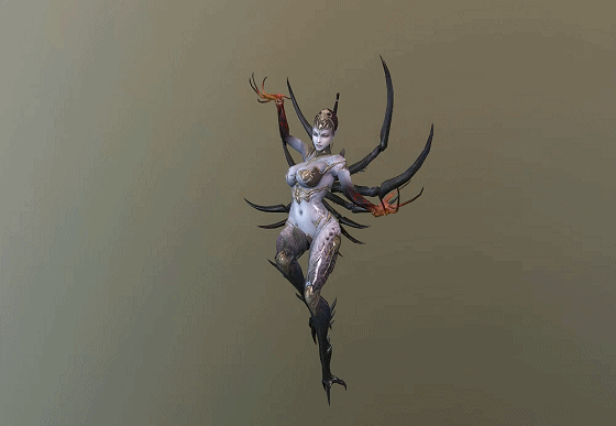 写实 异形魔女 helene 梦魇女魔 女魔头 evil demon