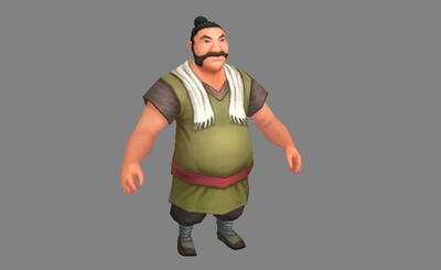 店小二 饭店跑堂 伙计 招待员 接待员 吆喝 农夫 农民 古代男人 古代