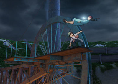 三维版《天空之城》致敬宫崎骏​