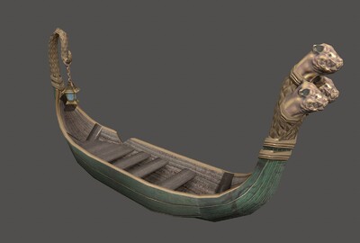 简模卡戎船 次时代 黄泉路 摆渡船 boat  charon