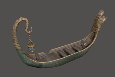 简模卡戎船 次时代 黄泉路 摆渡船 boat  charon