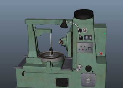 滚齿机,齿轮加工机_kamil作品_机械/器械电机部件_cg模型网