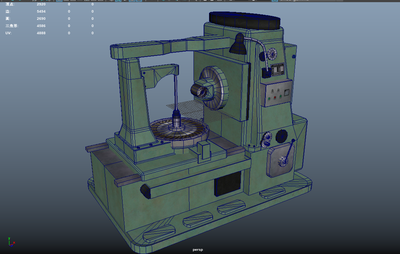 滚齿机,齿轮加工机_kamil作品_机械/器械电机部件_cg模型网
