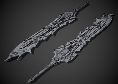 冷兵器 科幻 宽剑 武器 战刃 充能 神器 神兵利器 宝剑 高科技 未来