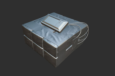 070 pbr次世代 c4 定时炸弹 炸弹 军事 爆破 炸药 遥控炸弹 核弹 武器