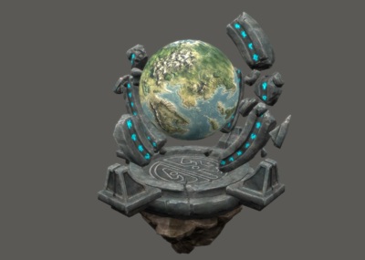 科幻无人通信机 次世代 终端空间机器人 robot 球形机器人