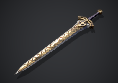 次世代 pbr 光明大剑 战神之剑 宝剑 神兵利器 死神之剑 巨剑 古剑