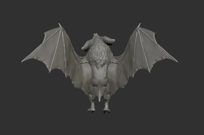 392 蝙蝠 恶魔 吸血鬼 暗夜 魔王 德古拉 恶灵 恐怖 邪恶 3d扫描 3d